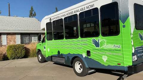AbilityFirst bus wrap